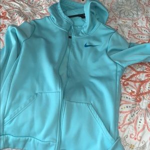 light blue nike hoodie